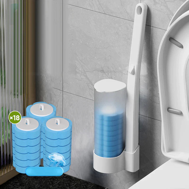 🚽💦Hands-Free Cleaning Gadget🧽Disposable toilet cleaning tool💦
