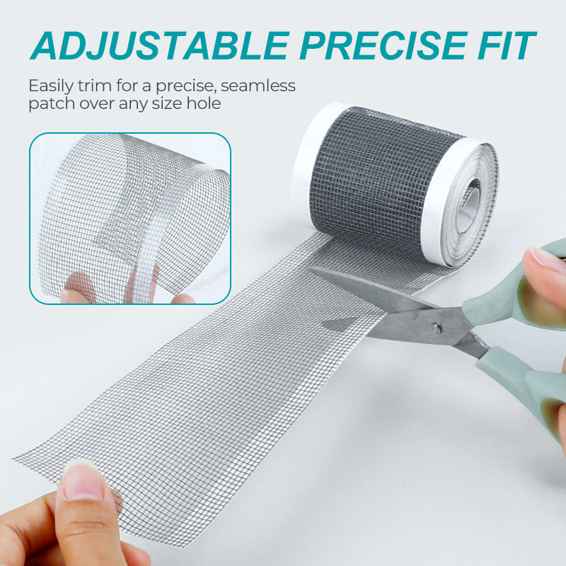 Self-Adhesive DIY Window Screen Repair Tape – Quick Fix for Holes & Tears, Easy No-Tool Repair