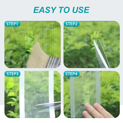Self-Adhesive DIY Window Screen Repair Tape – Quick Fix for Holes & Tears, Easy No-Tool Repair