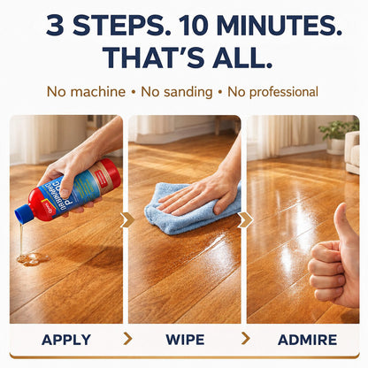 Wood Floor Restorer | Scratch Repair & High-Gloss Polish